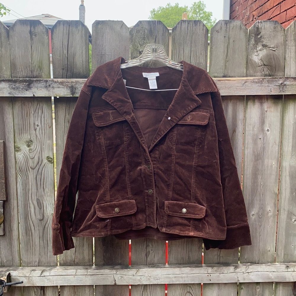 Chadwick’s brown corduroy jacket sz. 16